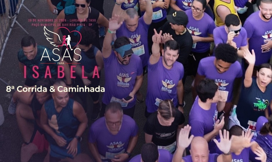 8ª Corrida e Caminhada Asas para Isabela mobiliza Ribeirão Pires em nome da solidariedade