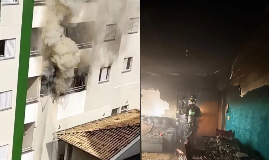 Polícial Penal precisa de auxílio após ter apartamento destruído em Incêndio