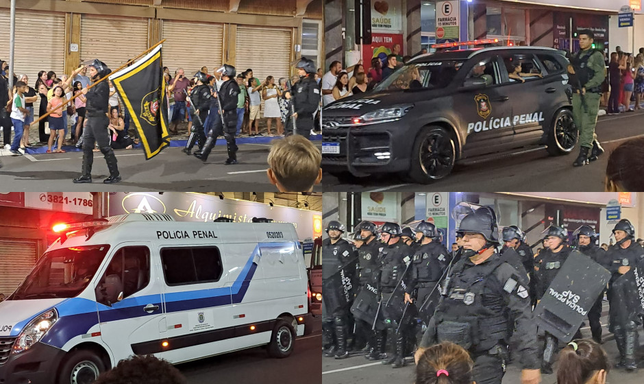 Polícia Penal se destaca no desfile dos 80 anos de Dracena, mas o respeito à categoria é primordial