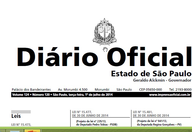 diário oficial