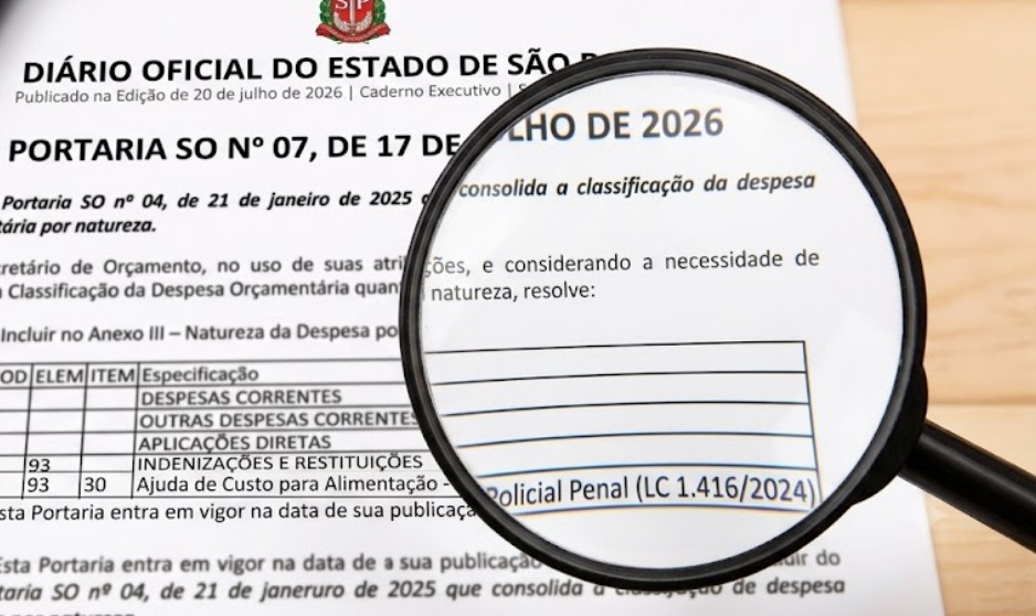 Publicado no Diário Oficial o código da ajuda de custo alimentação