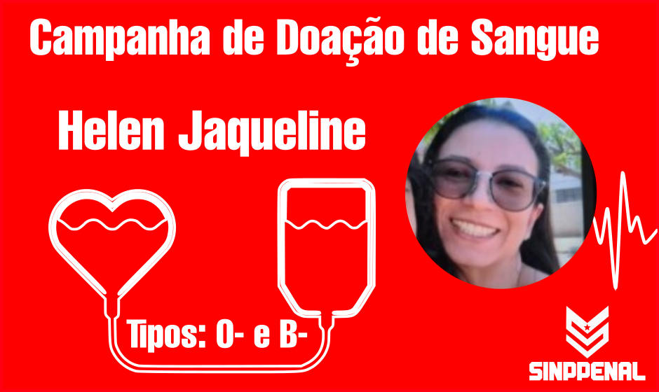 Policial penal precisa de doação de sangue para iniciar tratamento contra leucemia