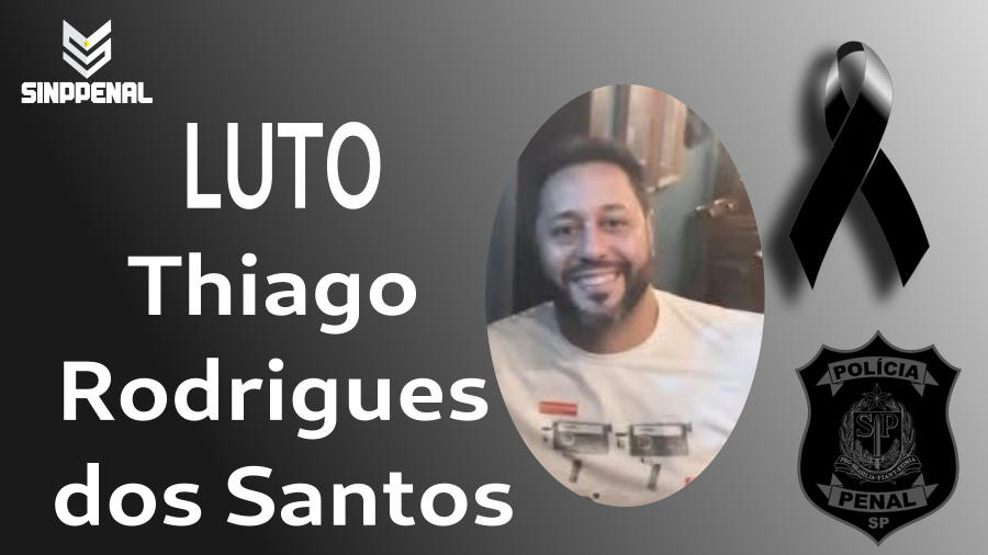 Sinppenal lamenta o falecimento de Thiago Rodrigues dos Santos