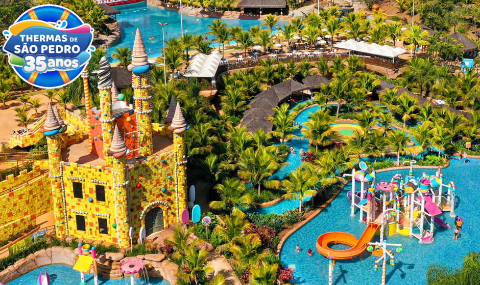Associados do Sinppenal têm desconto no ingresso para parque aquático Thermas de São Pedro