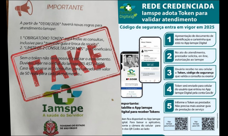 Iamspe esclarece que não cobra por atendimento e reforça token de segurança